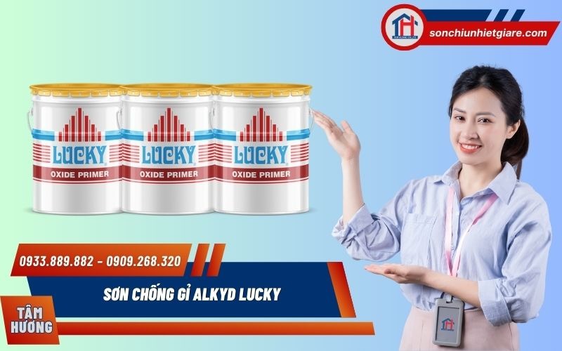 Mua Sơn Chống Gỉ Alkyd Lucky chính hãng tại Đại lý Tâm Hương