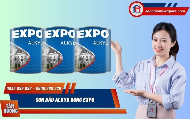 Mua Sơn Dầu Alkyd Bóng Expo chính hãng tại Đại Lý Tâm Hương