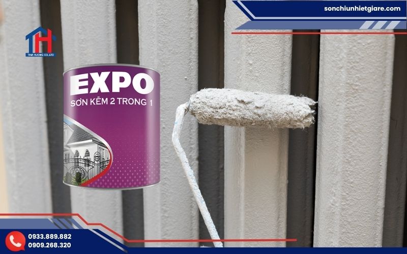 Hướng dẫn thi công sơn kẽm 2 trong 1 Expo