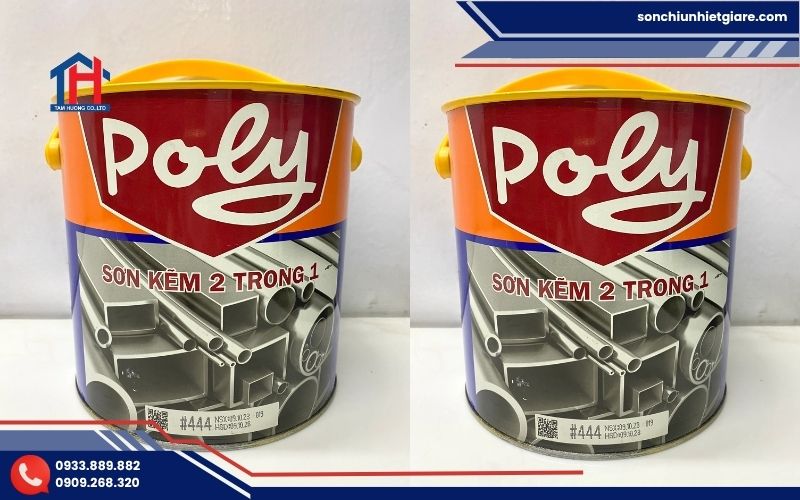 Sơn kẽm 2 trong 1 Poly là sản phẩm sơn phủ bóng cao cấp