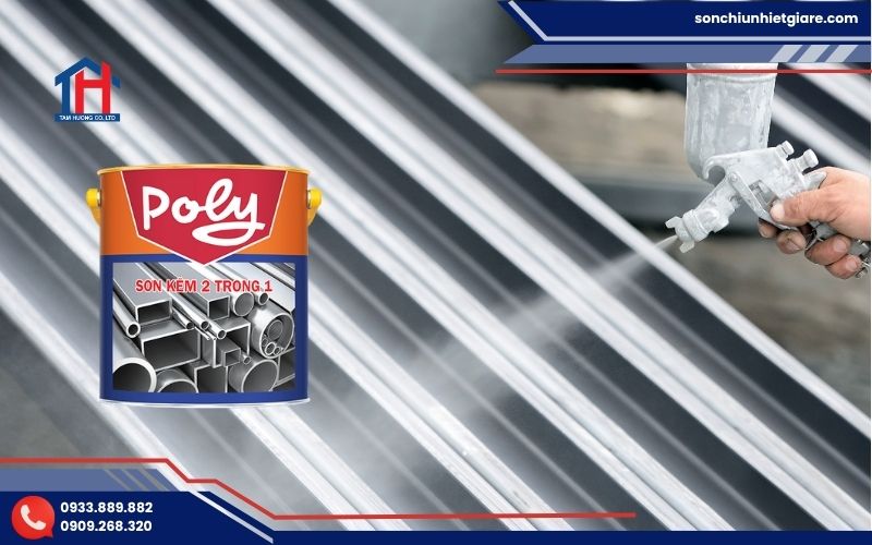 Hướng dẫn thi công sơn kẽm 2 trong 1 Poly