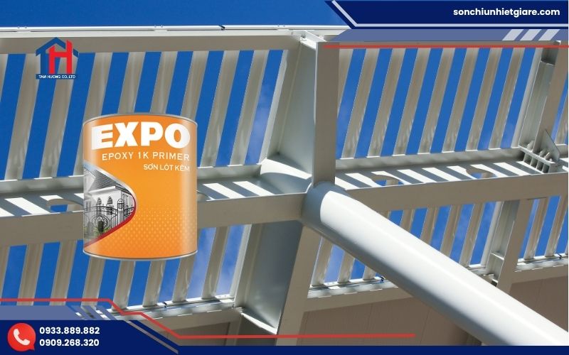 Sơn lót kẽm epoxy 1K Expo là dòng sơn mạ kẽm một thành phần