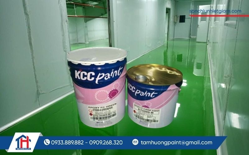 ET5500 được khuyến nghị sử dụng trong các khu vực yêu cầu khả năng kháng hóa chất cao