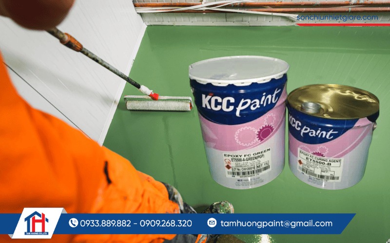 Hướng dẫn thi công sơn KCC ET5500 đúng kỹ thuật