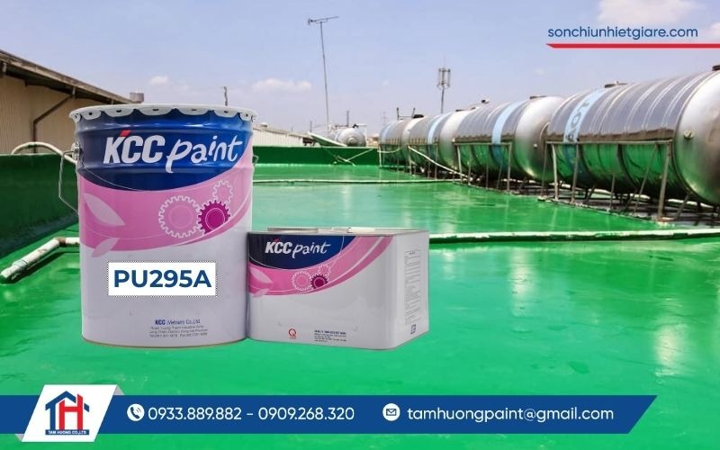 Hyper Urea PU295A phù hợp cho các khu vực tiếp xúc thường xuyên với nước hoặc tác động từ môi trường như mái nhà