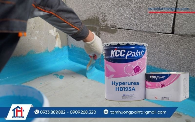 Hyperurea HB195A là dòng sơn chống thấm cao cấp đến từ thương hiệu KCC