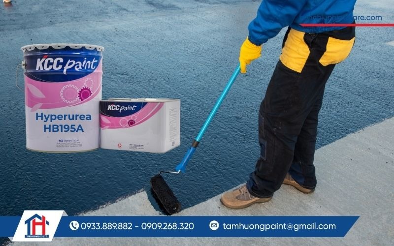 Hướng dẫn thi công chi tiết sơn chống thấm Hyperurea HB195A