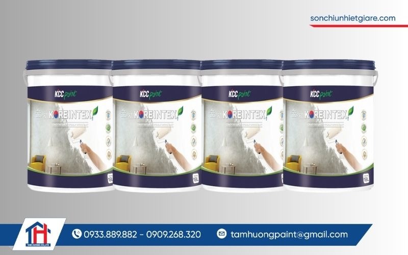 KCC Koreintex là dòng sơn nước nội thất kinh tế, được phát triển bởi thương hiệu KCC