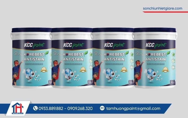 Sơn Korebest Antistain giúp bạn bảo vệ và duy trì vẻ đẹp cho công trình của mình theo thời gian