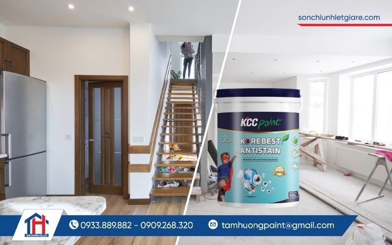 Sơn Korebest Antistain không ảnh hưởng đến sức khỏe người dùng, kể cả trẻ nhỏ và người lớn tuổi
