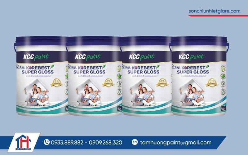 Korebest Super Gloss sở hữu nhiều tính năng ưu việt, giúp tối ưu hóa hiệu suất thi công và mang lại giá trị sử dụng lâu dài
