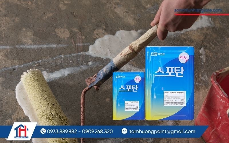 Hướng dẫn thi công KCC Sporthane Primer (Eco)