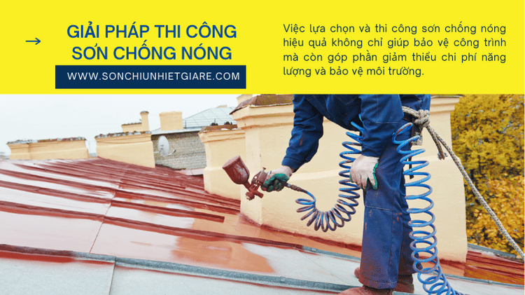 Sơn chống nóng được thi công như thế nào