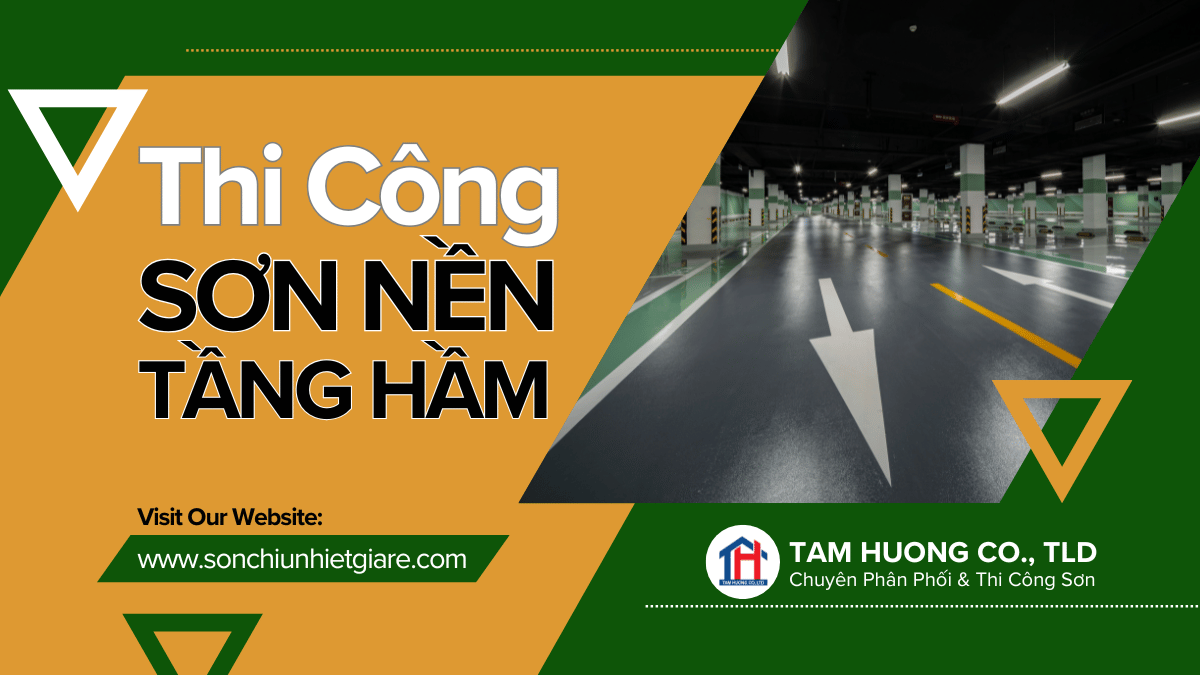 Dịch vụ thi công sơn nền cho tầng hầm