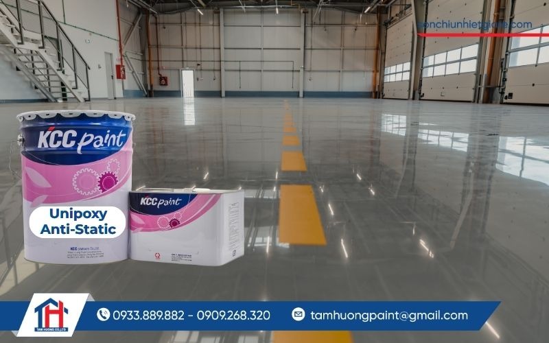 Unipoxy Anti Static là sản phẩm epoxy 2 thành phần, gốc nhựa epoxy được gia cường bằng polyamide