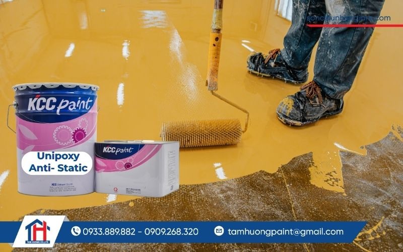 Hướng dẫn thi công Unipoxy Anti Static KCC đúng kỹ thuật
