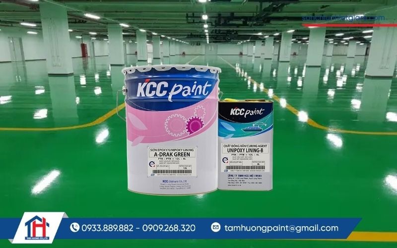 KCC Unipoxy Lining là hệ sơn epoxy không chứa dung môi, có khả năng tự phẳng