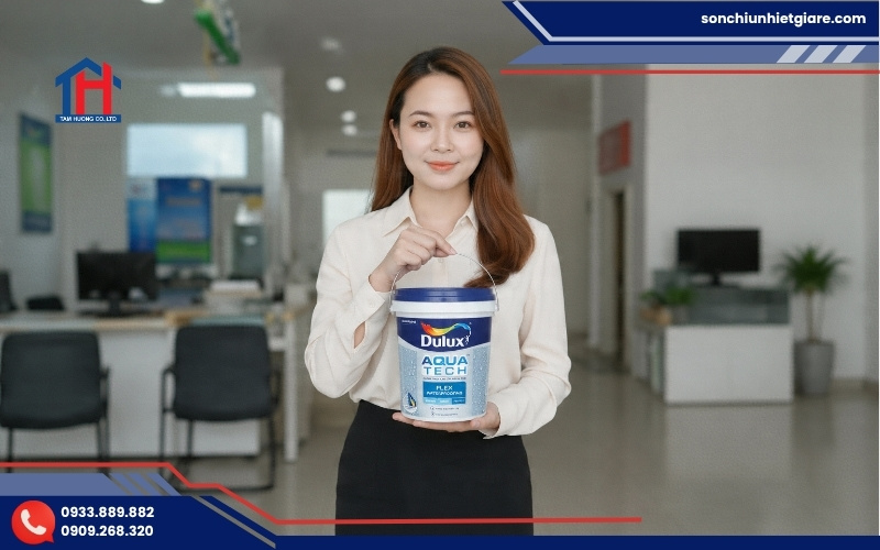 Mua chống thấm Dulux Aquatech Flex Waterproofing chính hãng tại đại lý Tâm Hương