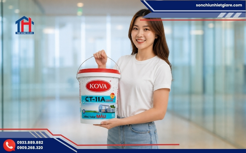 Mua chống thấm màu KOVA CT-11A Color chính hãng tại Đại lý Tâm Hương