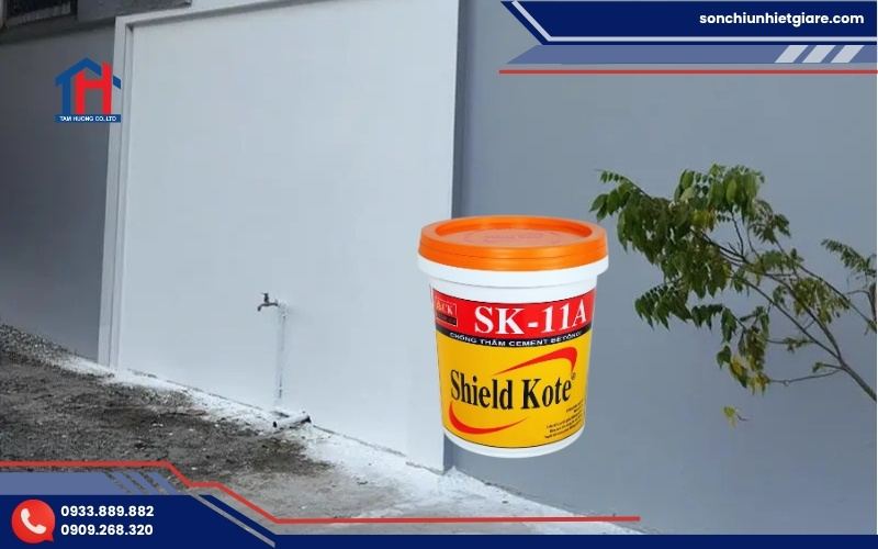 Shield Kote SK-11A là chất chống thấm gốc silicone hệ nước