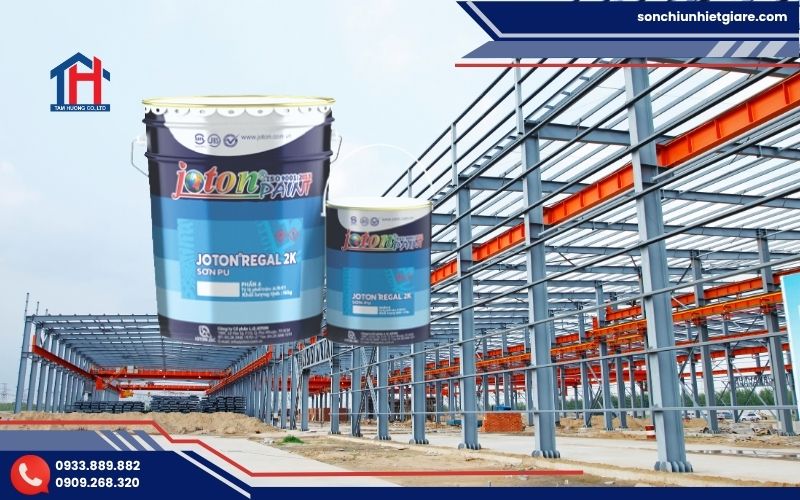 Sơn Joton Regal 2K được đánh giá cao nhờ khả năng bám dính trực tiếp trên nhiều loại kim loại