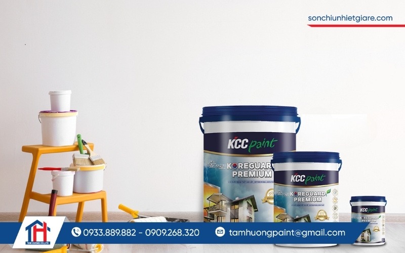 Hướng dẫn thi công sơn ngoại thất Koreguard Premium KCC Chuẩn kỹ thuật