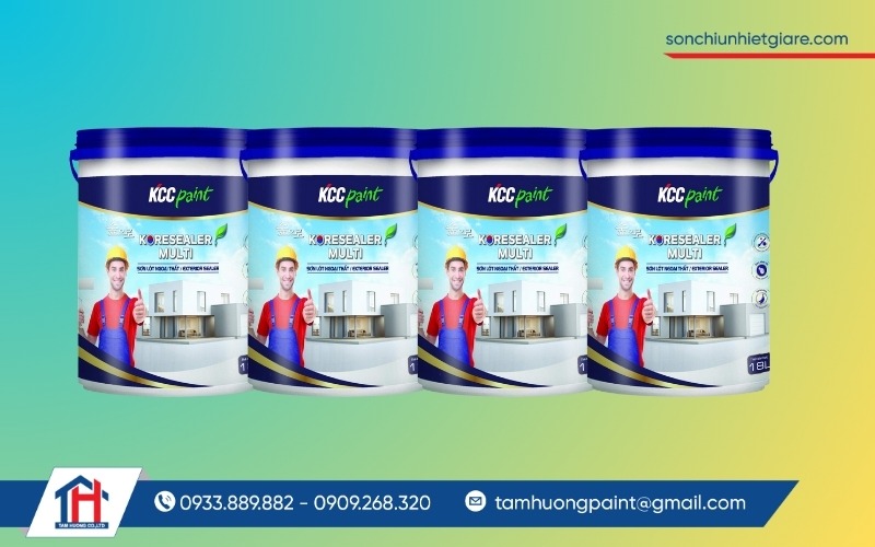 Sơn lót ngoại thất Koresealer Multi KCC đáp ứng các tiêu chuẩn kỹ thuật khắt khe trong ngành xây dựng hiện đại