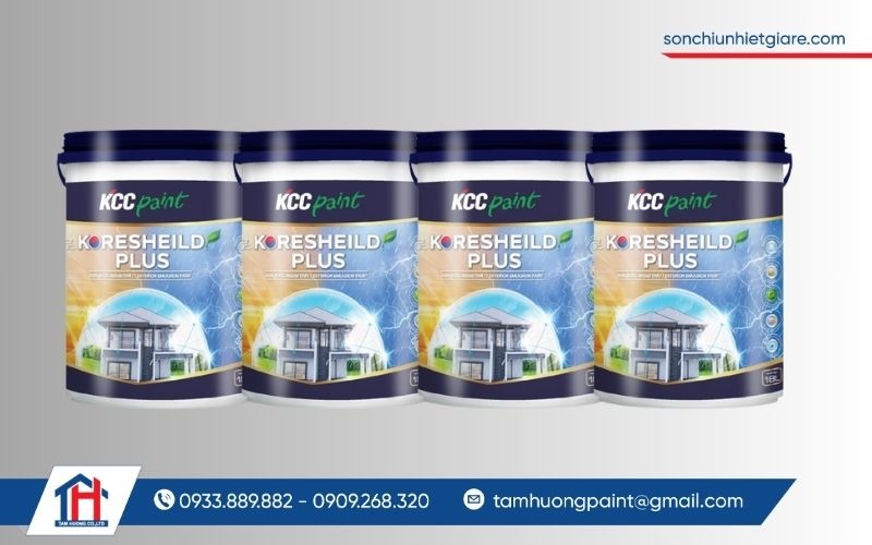 Sơn nước ngoại thất Koreshield Plus được thiết kế với khả năng bao phủ cao