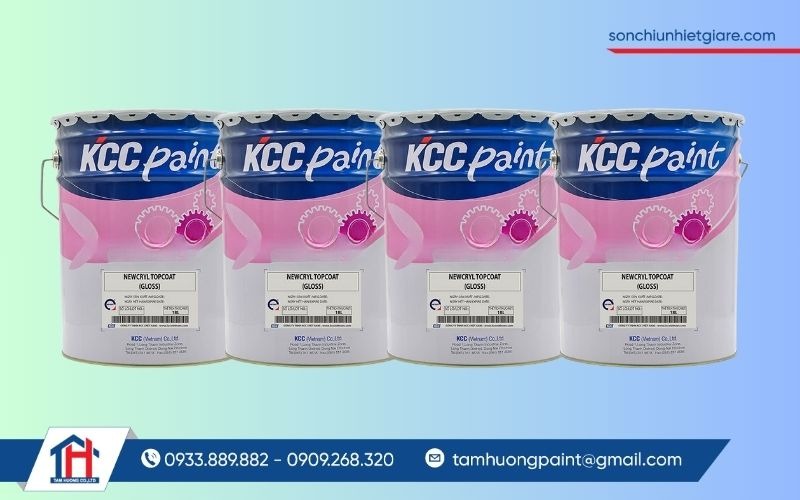KCC Newcryl Topcoat là sản phẩm sơn epoxy hoàn thiện gốc nhựa Acrylic chất lượng cao