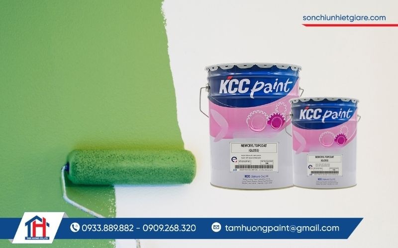 Hướng dẫn thi công sơn phủ Newcryl Topcoat