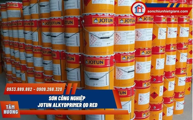 Ứng dụng Sơn công nghiệp Jotun Alkydprimer QD Red