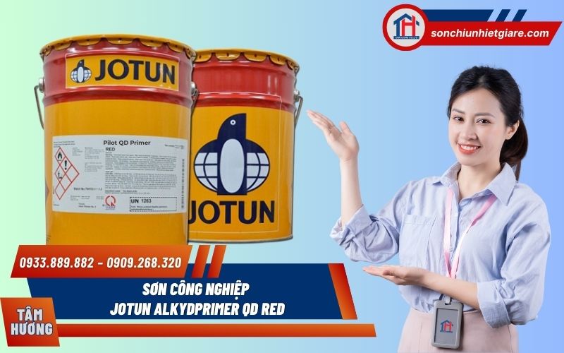 Liên hệ mua Sơn công nghiệp Jotun Alkydprimer QD Red chính hãng