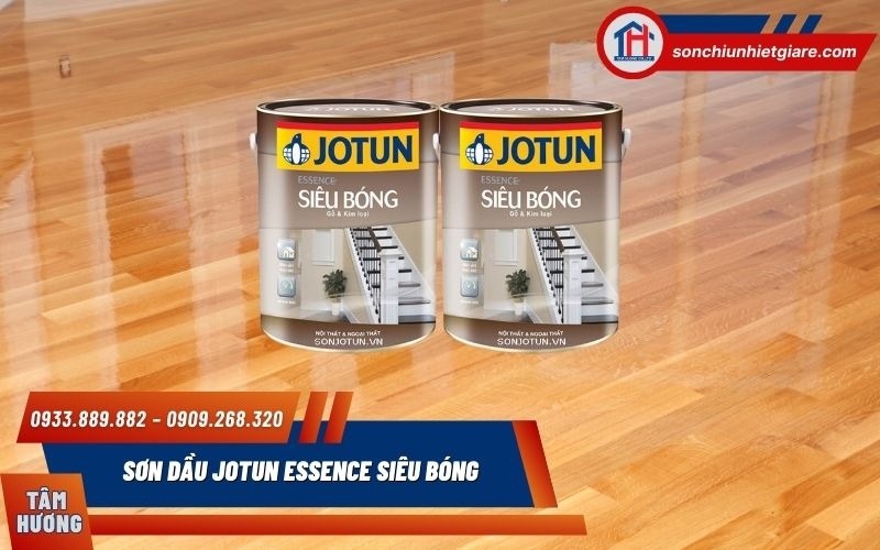 Sơn Dầu Jotun Essence Siêu Bóng giữ cho bề mặt gỗ luôn bóng đẹp