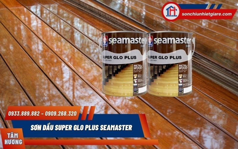 Sơn dầu Super Glo Plus Seamaster độ bóng ≥ 80% mang lại bề mặt sáng đẹp