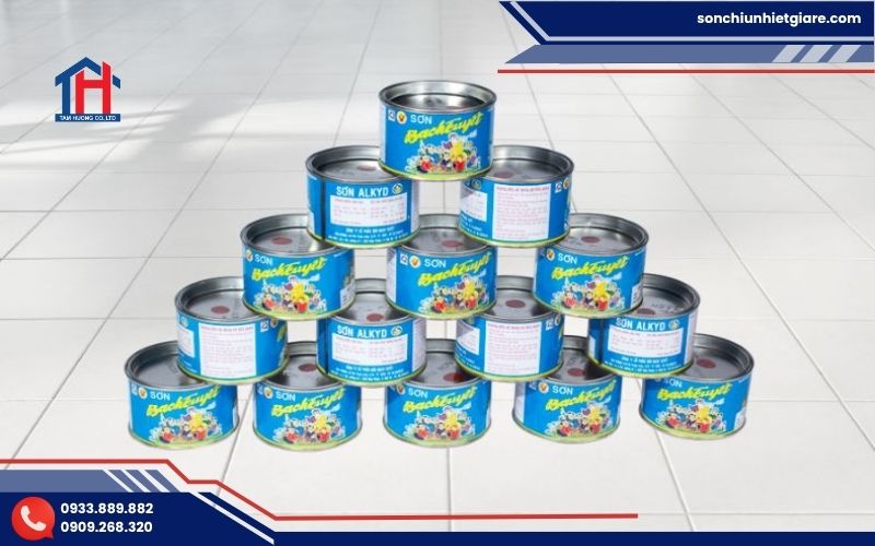 Sơn lót Alkyd màu xám Bạch Tuyết là dòng sơn chống rỉ chuyên dụng