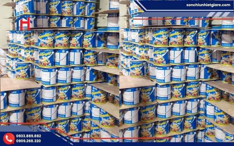 Sơn lót Alkyd màu xám Bạch Tuyết sở hữu nhiều ưu điểm nổi bật