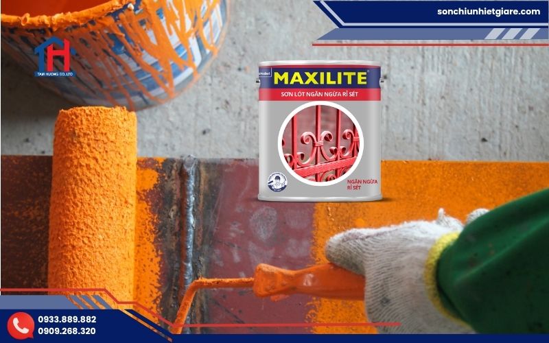 Hướng dẫn thi công sơn lót ngăn ngừa rỉ sét Maxilite đúng kỹ thuật