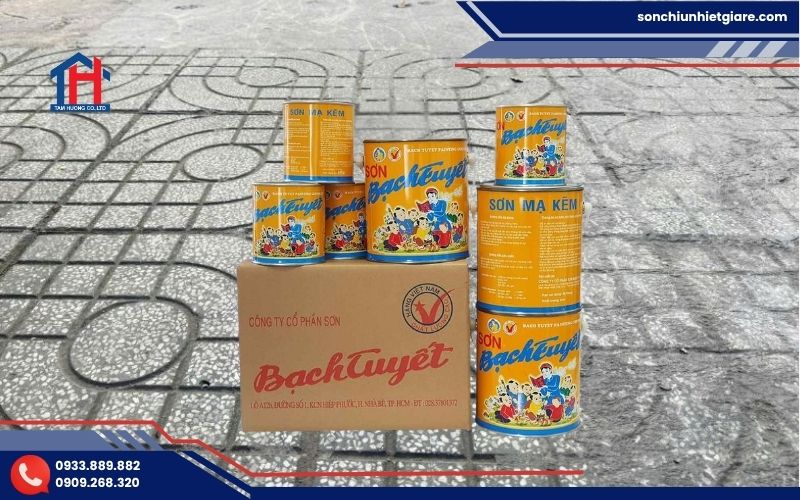Mua sơn mạ kẽm Bạch Tuyết chính hãng tại Đại lý Tâm Hương