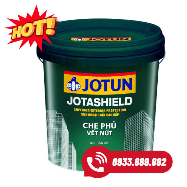 Sơn ngoại thất Jotun Jotashield che phủ vết nứt