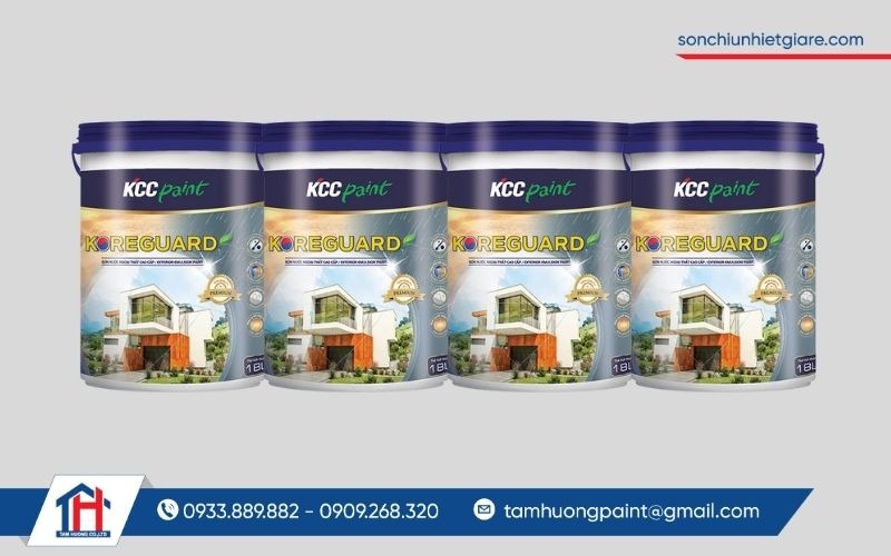 Sơn nước ngoại thất Koreguard gia tăng độ bền cho công trình, tiết kiệm năng lượng vượt trội