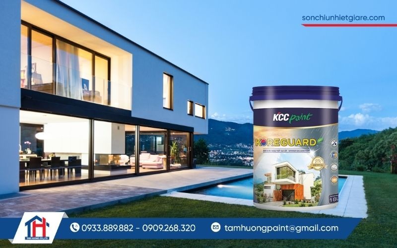 Sơn KCC Koreguard giữ màu bền đẹp theo thời gian