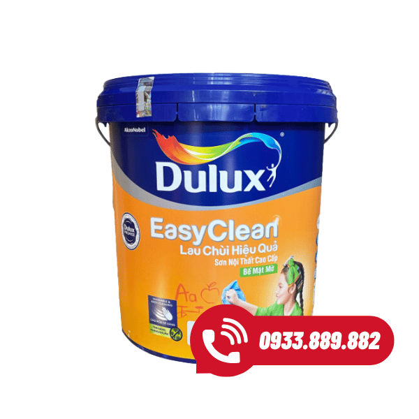 Dulux EasyClean Lau Chùi Hiệu Quả Bề Mặt Mờ