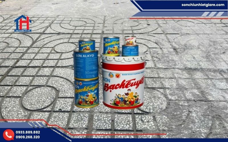 Sơn phủ màu alkyd bóng Bạch Tuyết là dòng sơn phủ gốc Alkyd