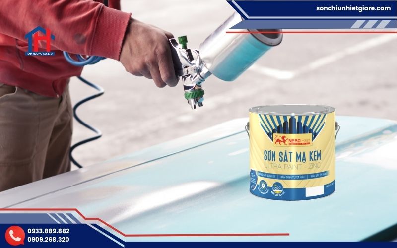 Hướng dẫn thi công sơn sắt mạ kẽm 1K Nero Ultra Paint Zinc