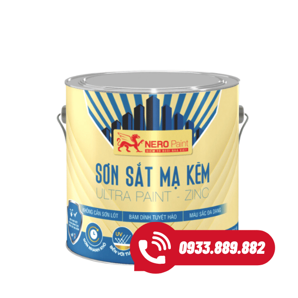 Sơn sắt mạ kẽm 1k Nero Ultra Paint Zinc