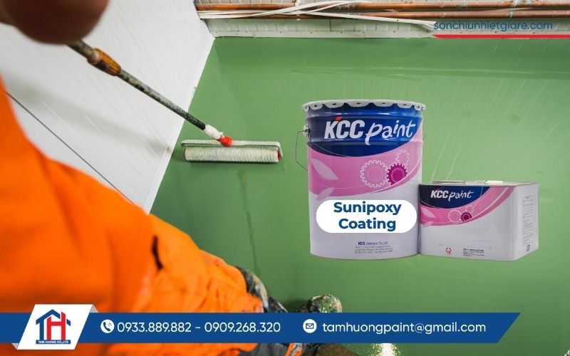Hướng dẫn thi công sơn KCC Sunipoxy Coating chi tiết