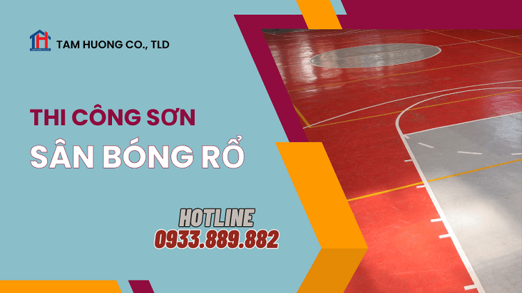 Thi công sân bóng rổ