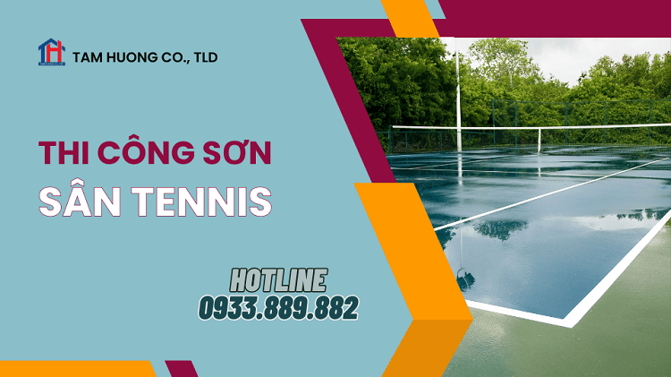 Thi công sân tennis