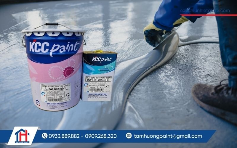 Hướng dẫn thi công sơn sàn Unipoxy Lining Plus chi tiết