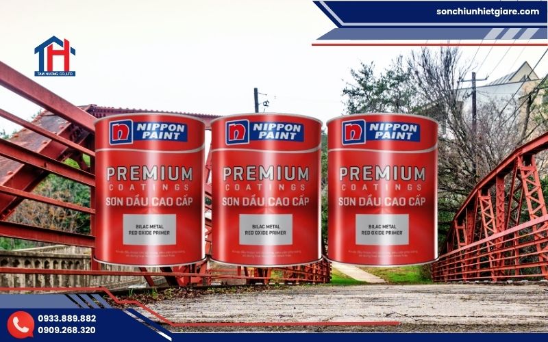 Bilac Metal Red Oxide Primer là loại sơn lót chống gỉ gốc Alkyd của Nippon có màu nâu đỏ